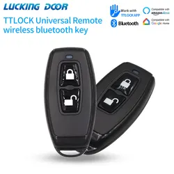 Controle remoto sem fio Key Fob, TTlock APP Devices, Botão de desbloqueio e bloqueio, 3V CR2032, 2.4GHz, Fob R1