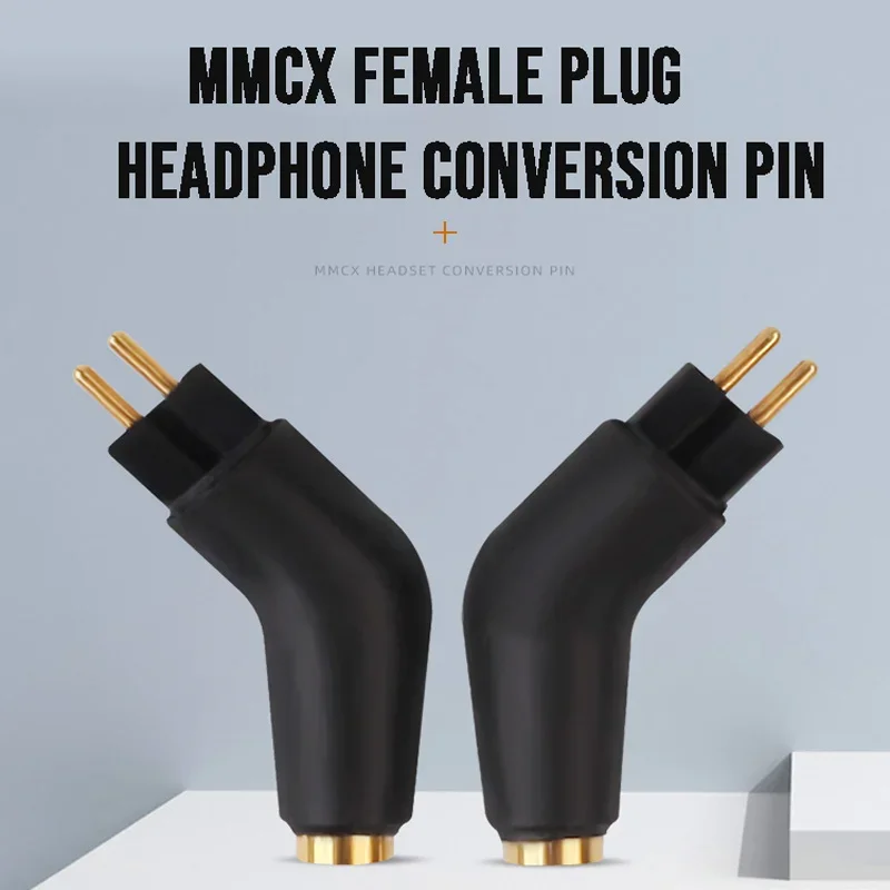 Переходник Zephone MMCX с гнездом — конвертируемый на 2-контактный разъем 0,78 мм, A2DC, QDC, позолоченные вилки 3,5 мм — подходит для IE40Pro IE500 PRO