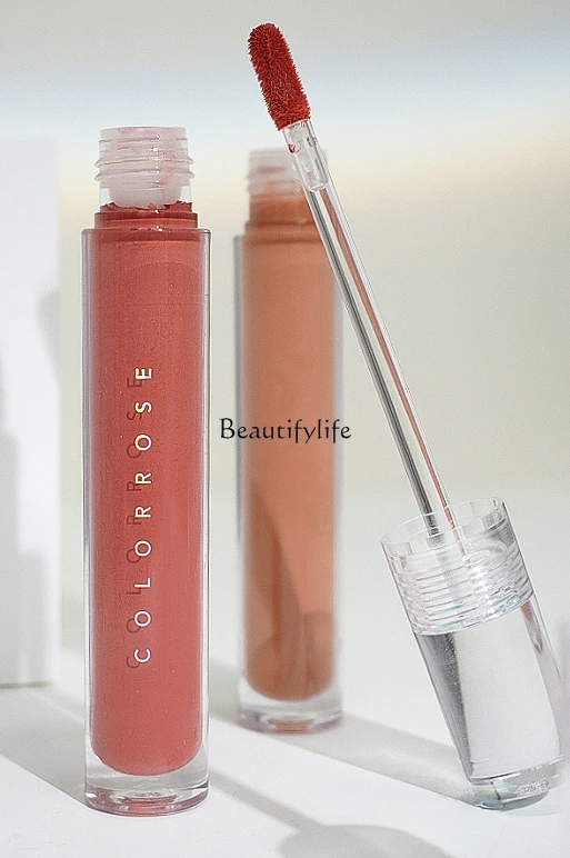 Glass Tube Lip Lacquer Velvet Matte Matte Cheap Student White Rotten Tomato