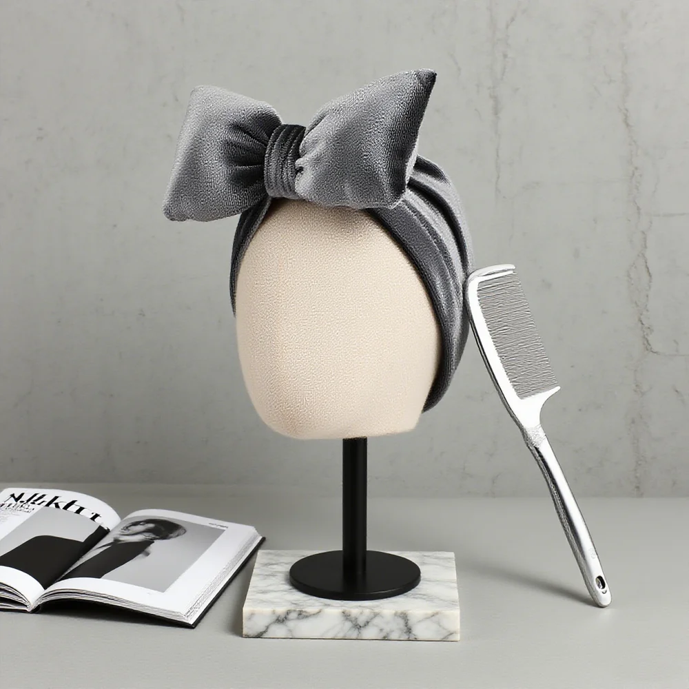 

Индийская шляпа с бантом, бархатный хиджаб, тюрбан, женская мусульманская шапка для химиотерапии, шапочки от выпадения волос, платок, повязка на голову, банданы, повязка на голову, тюрбан