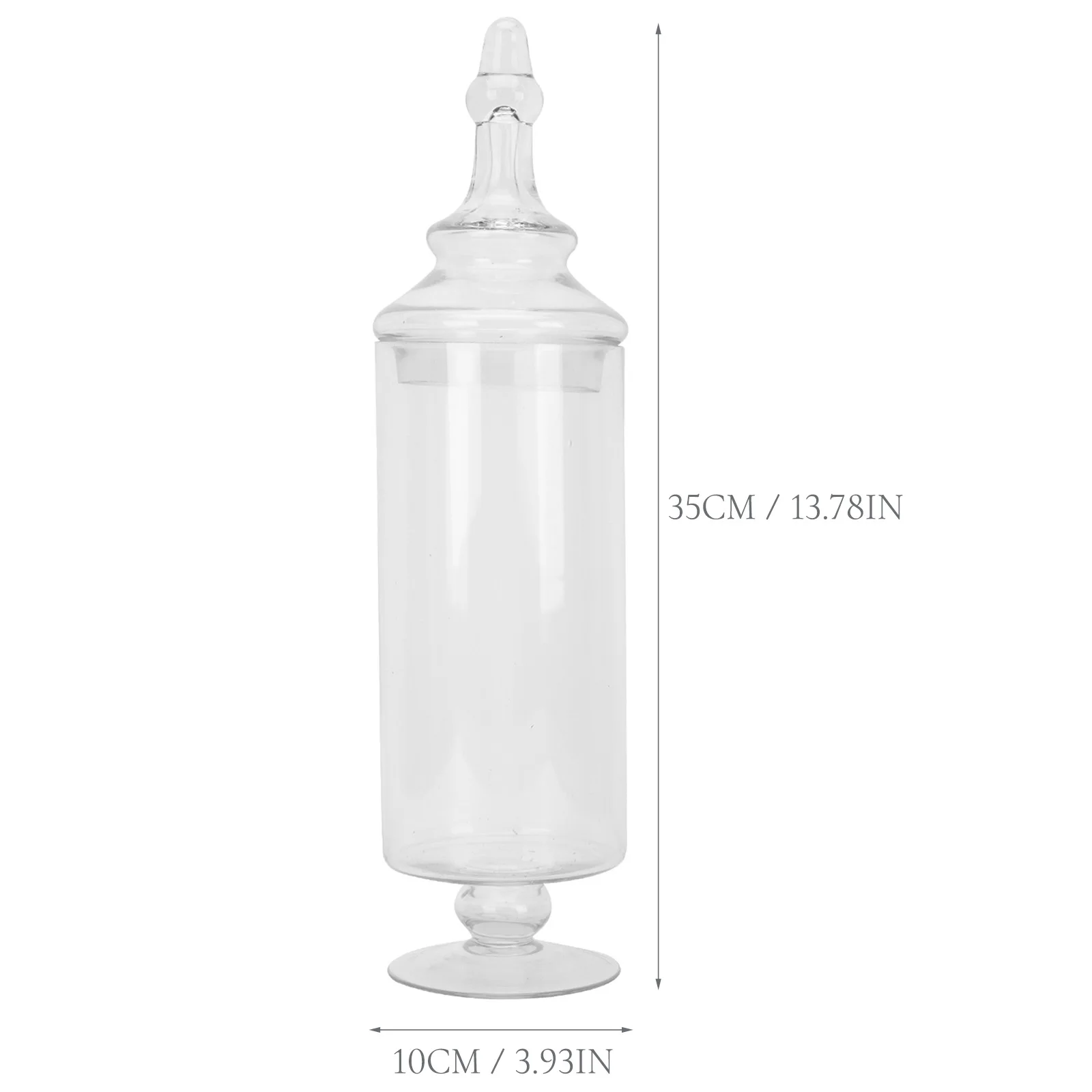 

1Pcs Exquisite Glass Candy Storage Can Airtight Food Jar for Snacks Cookies Chocolate Dried Fruit Modern Transparent Container