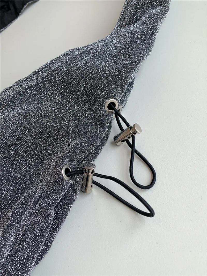 2024 New High Capacity Shoulder Bags for Women Fashion Drawstring Designed Crossbody Bag Simple Casual Nylon Bolsos Сумка