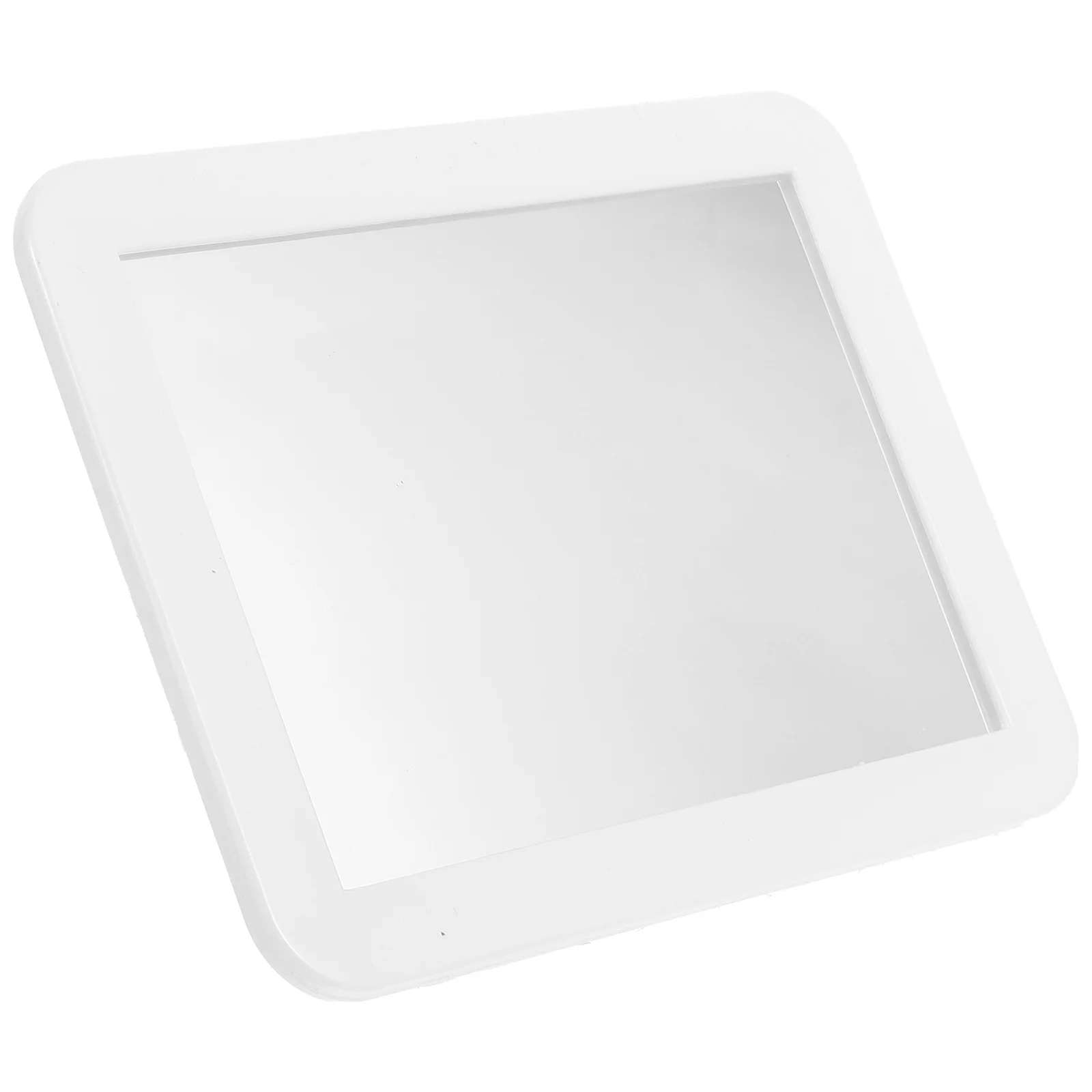 

Пластиковое магнитное зеркало для макияжа, прямоугольное, многоцелевое, которое можно прикрепить к железному шкафу (белое), шкафчика