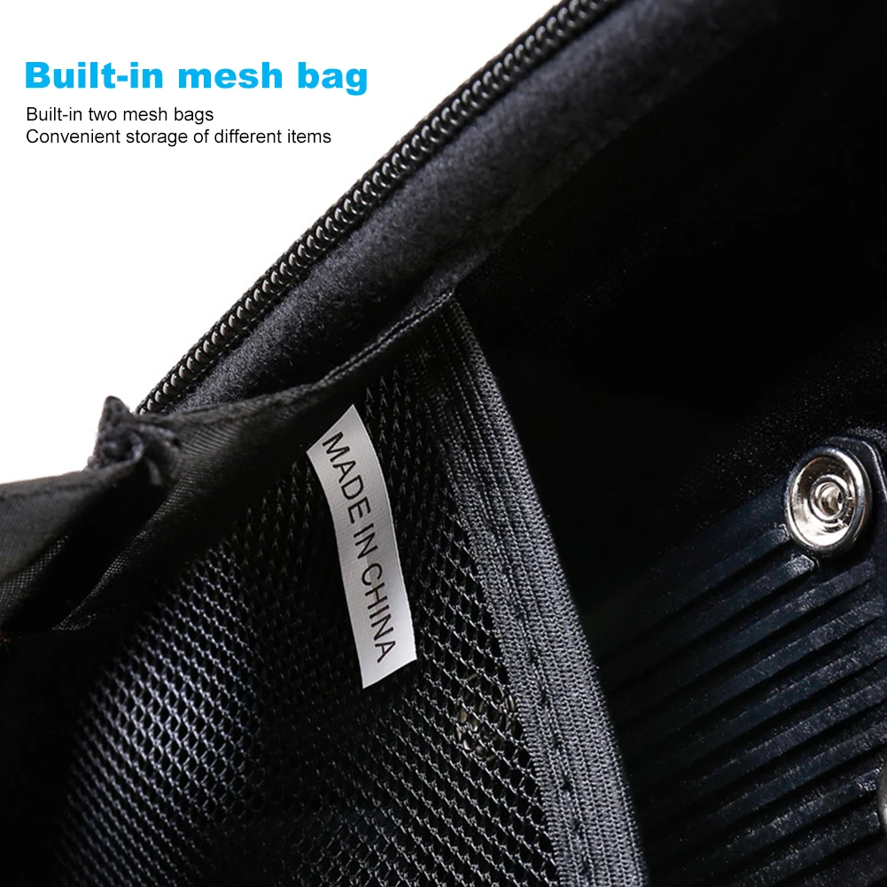 0.8L دراجة السرج حقيبة عاكسة مقعد الدراجة الخلفية حقيبة أدوات الإفراج السريع دراجة هوائية جبلية السرج حقيبة التخزين لركوب الدراجات في الهواء الطلق #5