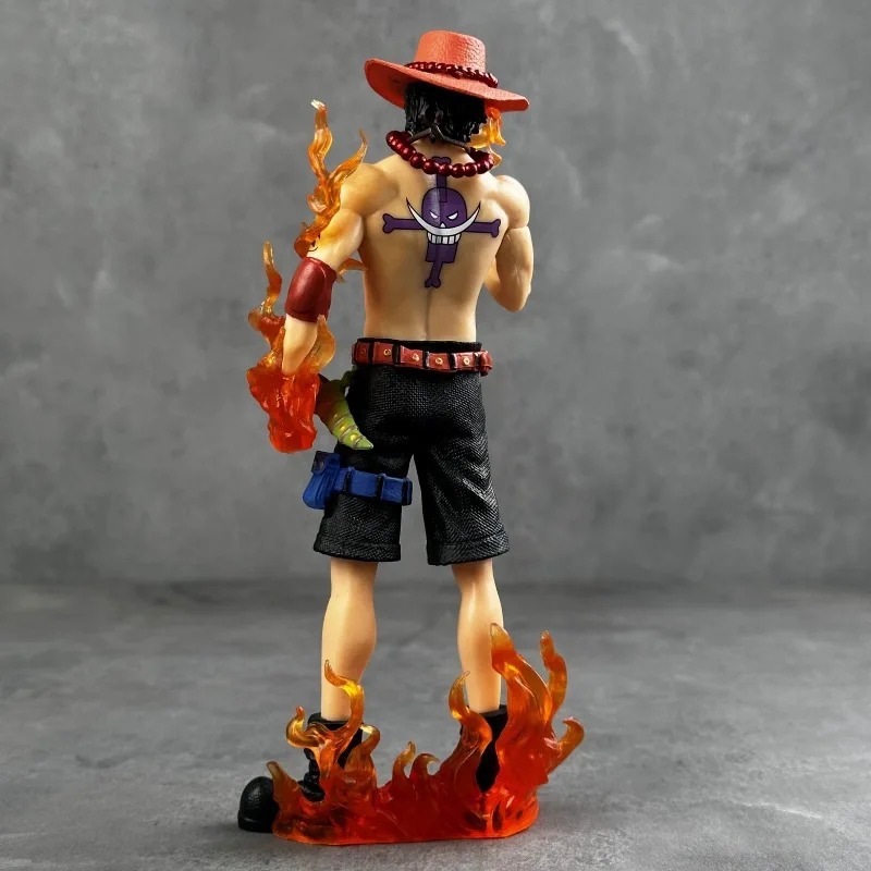 Action Figures One Piece figure Dream Ace standing pose fire fist Ace anime peripheral model statue display piece For Fans
