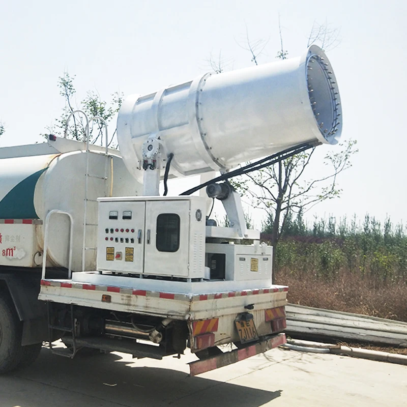 

Electric-Powered Road Fog Cannon - Low Noise Portable Dust Control Machine for Urban Roadwork and Small Construction Sites