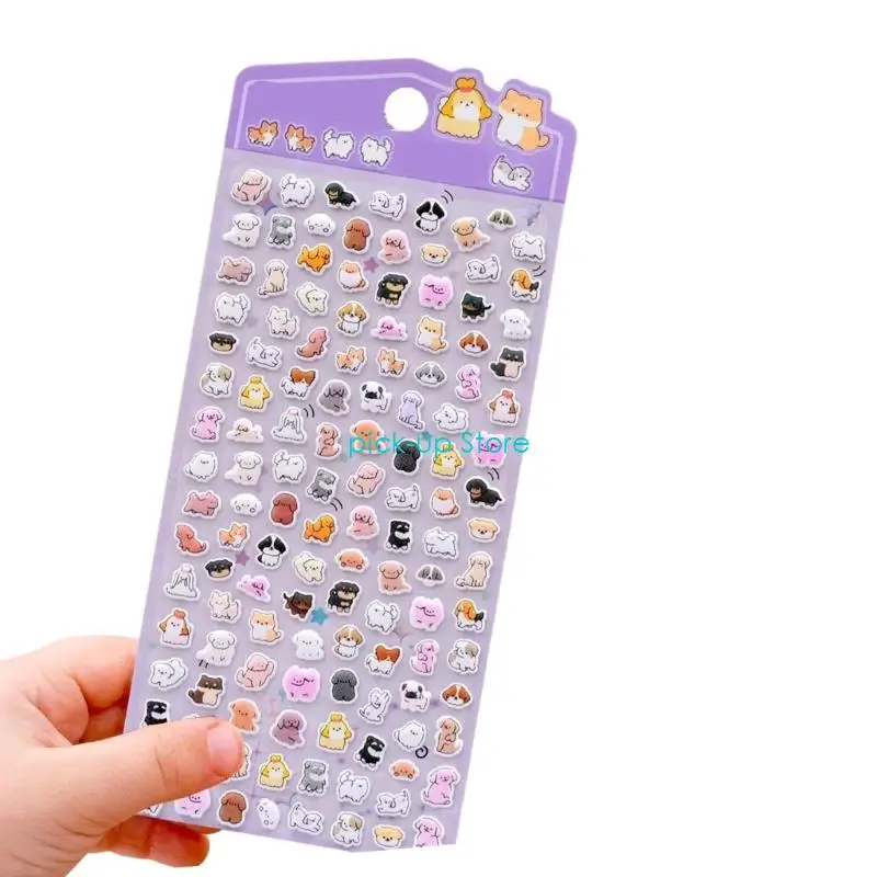 Q5WA Handcraft Sticker Reusable Tiny Patches for Water Bottle, Notebook, Scrapbooking