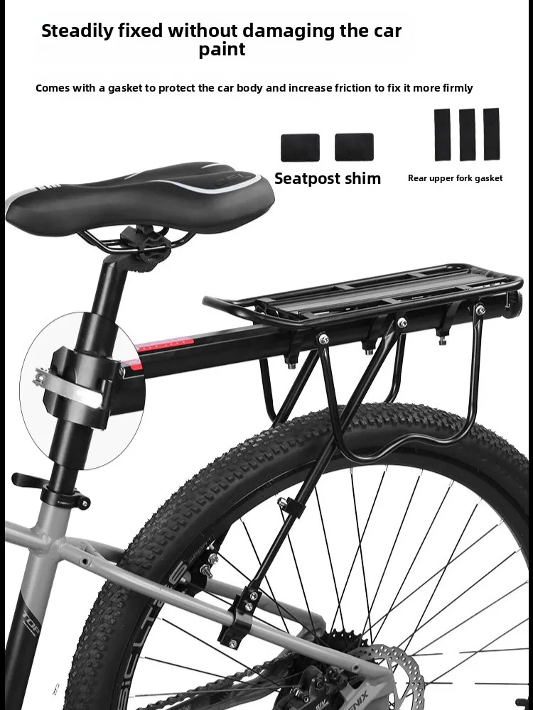 AliExpress NONE Bicycle Universal Quick Release Shelf Car Aluminum Alloy Seat Mountain Bike Seat Plate Car Rear Seat Bicycle Accessories Shelf