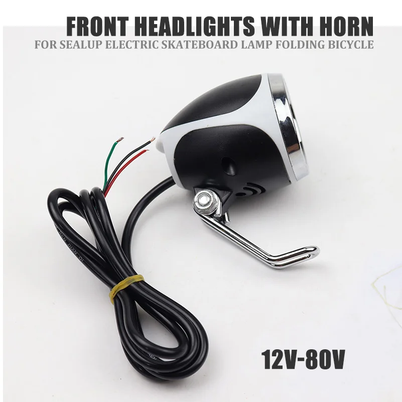 

10inch E-scooter Front Light Electric Scooter Headlight Lamp Portable Waterproof Cycling Elements for Kugoo M4 Kick