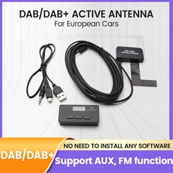 DAB+ Europe Digital Android Car Radio Stereo Receiver Support AUX Receiver FM Transmitter Function Universal Car Accessories
