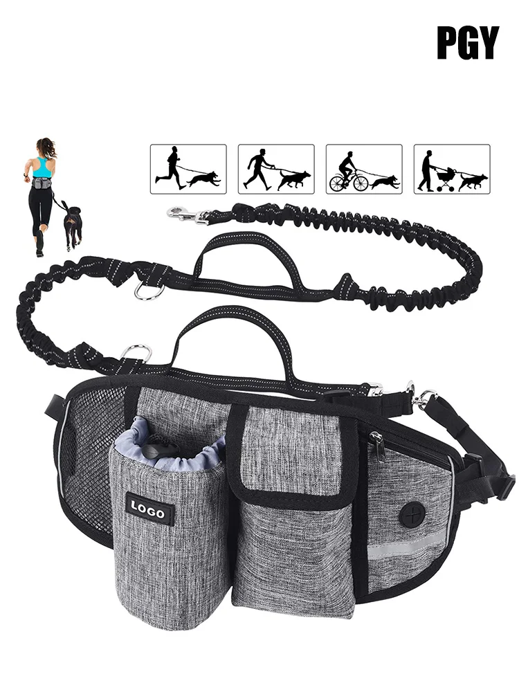 

Pet Go Out Fanny Pack Outdoor Dog Walking Artifact Walk Walk The Dog Artifact Adjustable Tow Rope Combination Dog Accessories