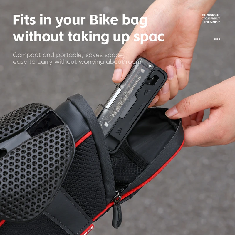 WEST BIKING 14-in-1 Mini Multi-function Wrench Tool Kit Alloy Steel Bits Tire Lever Bicycle Repair Tool Set MTB Bike Accessories - Image 2