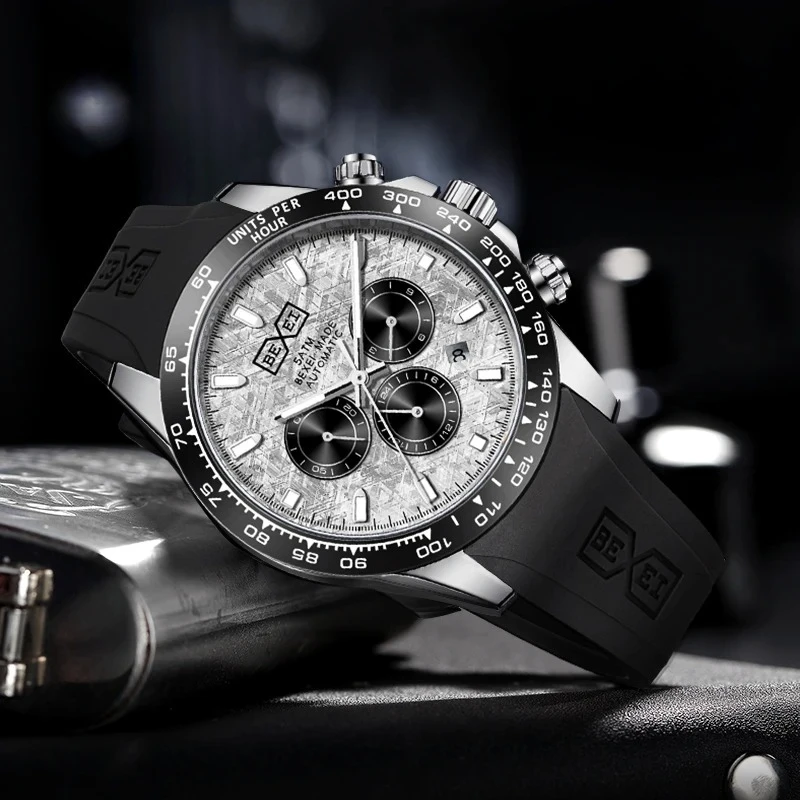 Business Multifunctional Men's Watch Automatic Mechanical Sapphire Man Watch Waterproof Luminous Fashion Watches