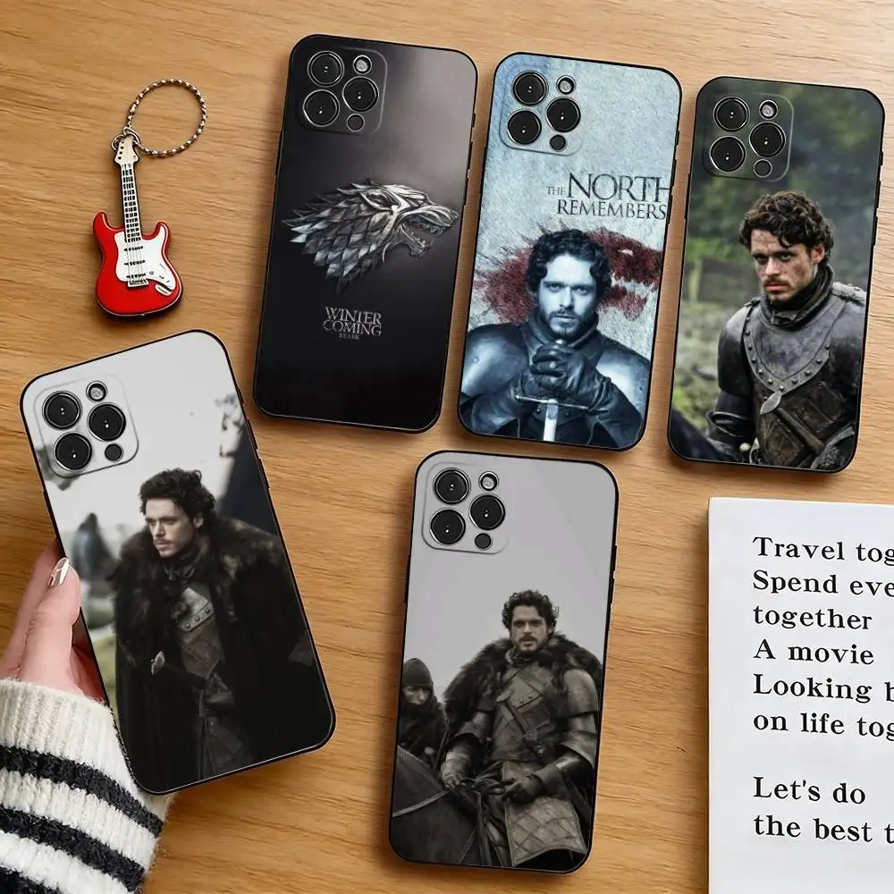 

R-Robb S-Stark Phone Case Silicone Soft For IPhone 17 16 15 14 13 12 11 X XR Plus Pro Max Plus