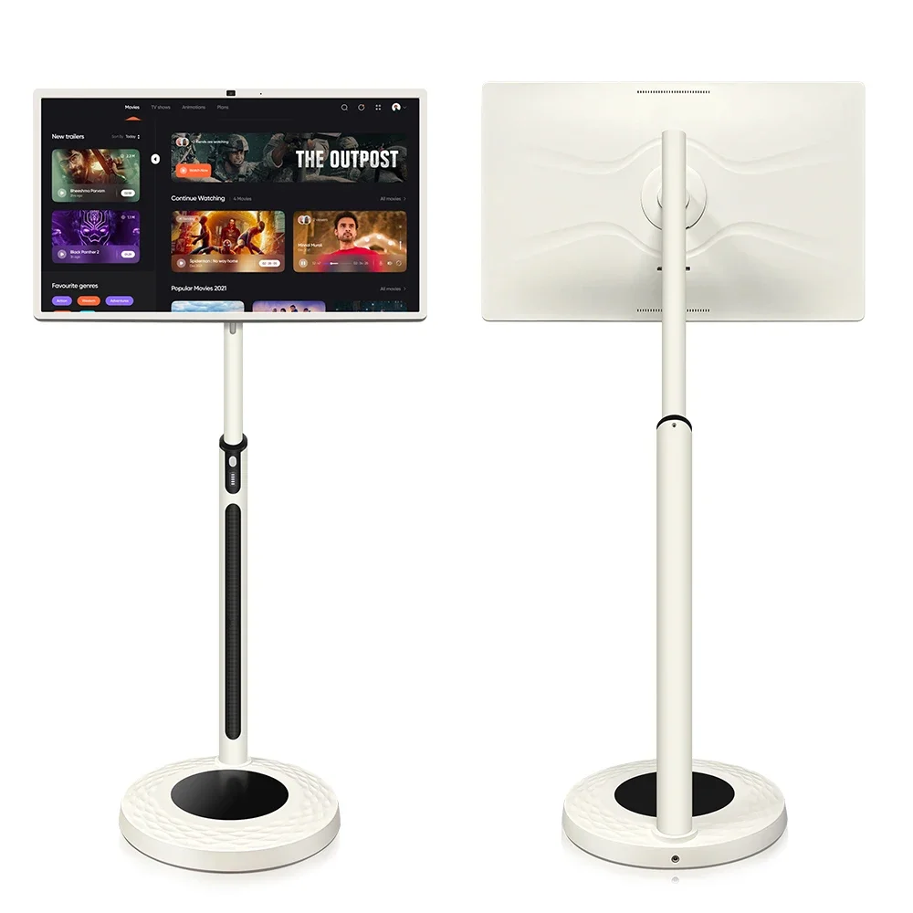 Portable Portable Touch Screen TV 32 Inch LCD Rotatable Portable TV Interactive Smart TV Vertical Display with Stand