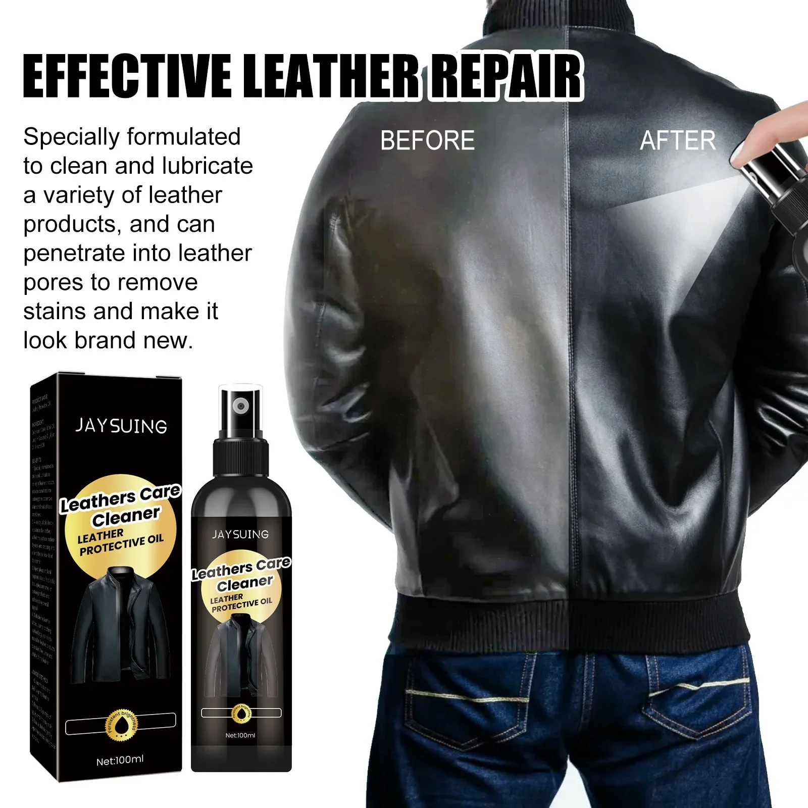 Leather Care Spray Anti Fading Crack Color Restorer Shoes Coat Sofa Bag Furniture Polsihing Nourishment Leather Maintenance Oil