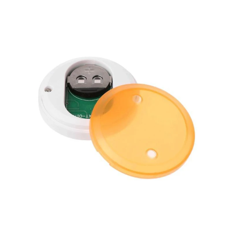 433Mhz Wireless Remote Control 1 Button Round Remote Control Switch Feel Free to Paste EV1527 Chip Learning Switch