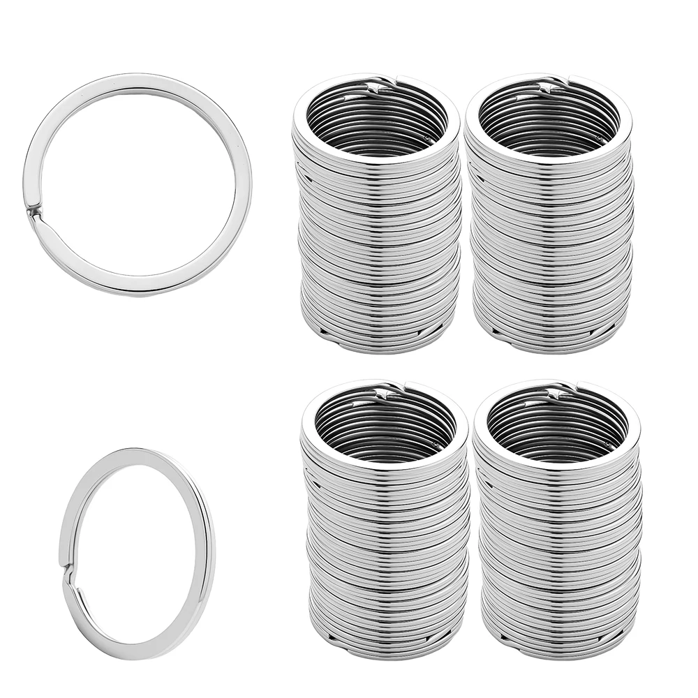 20 Stück Legierungs-Schlüsselanhänger 15-35mm Biegeringe Metallhakenringe für Schlüsselanhänger-Herstellung Handgemachte Schmuckherstellungszubehör – Detail 6