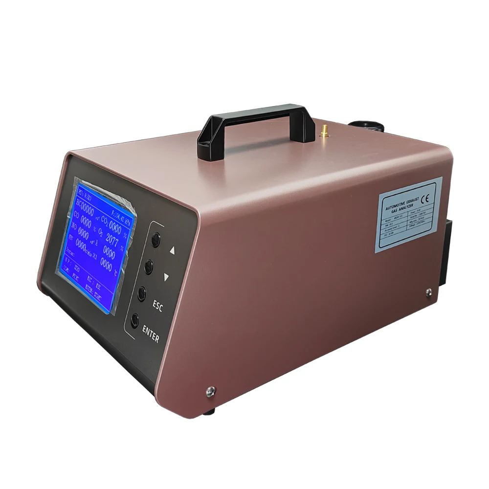 

MQW-511 Automotive Exhaust Gas Analyzer HC CO CO2 NO O2 Five Kinds of Gas Exhaust Detector Exhaust Emission Analysis