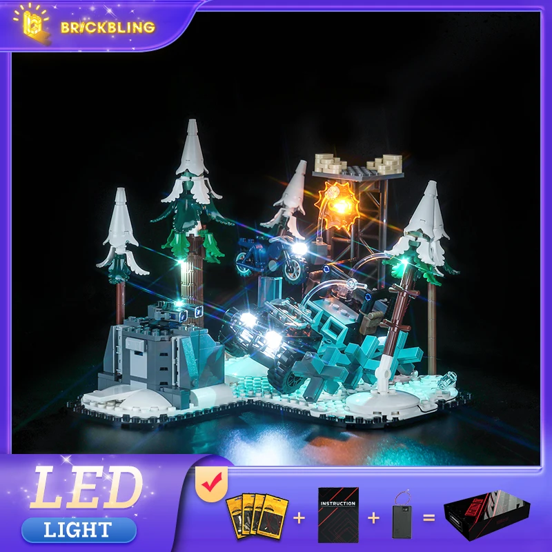 Brick Bling LED Light 76291 Set Suitable for Age of Ultron Building Blocks Gift (Lighting Accessories Only)