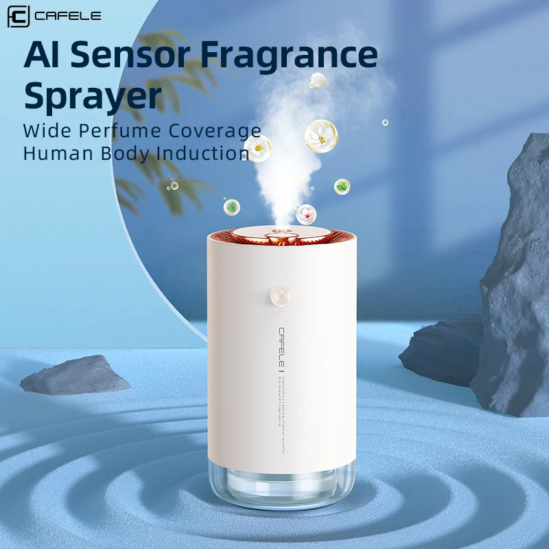 

Cafele Essential Oil Diffuser Scent Infrared Induce Air Humidifier Ultrasonic Aroma Mist Maker Sprayer Intelligent Air Purifier