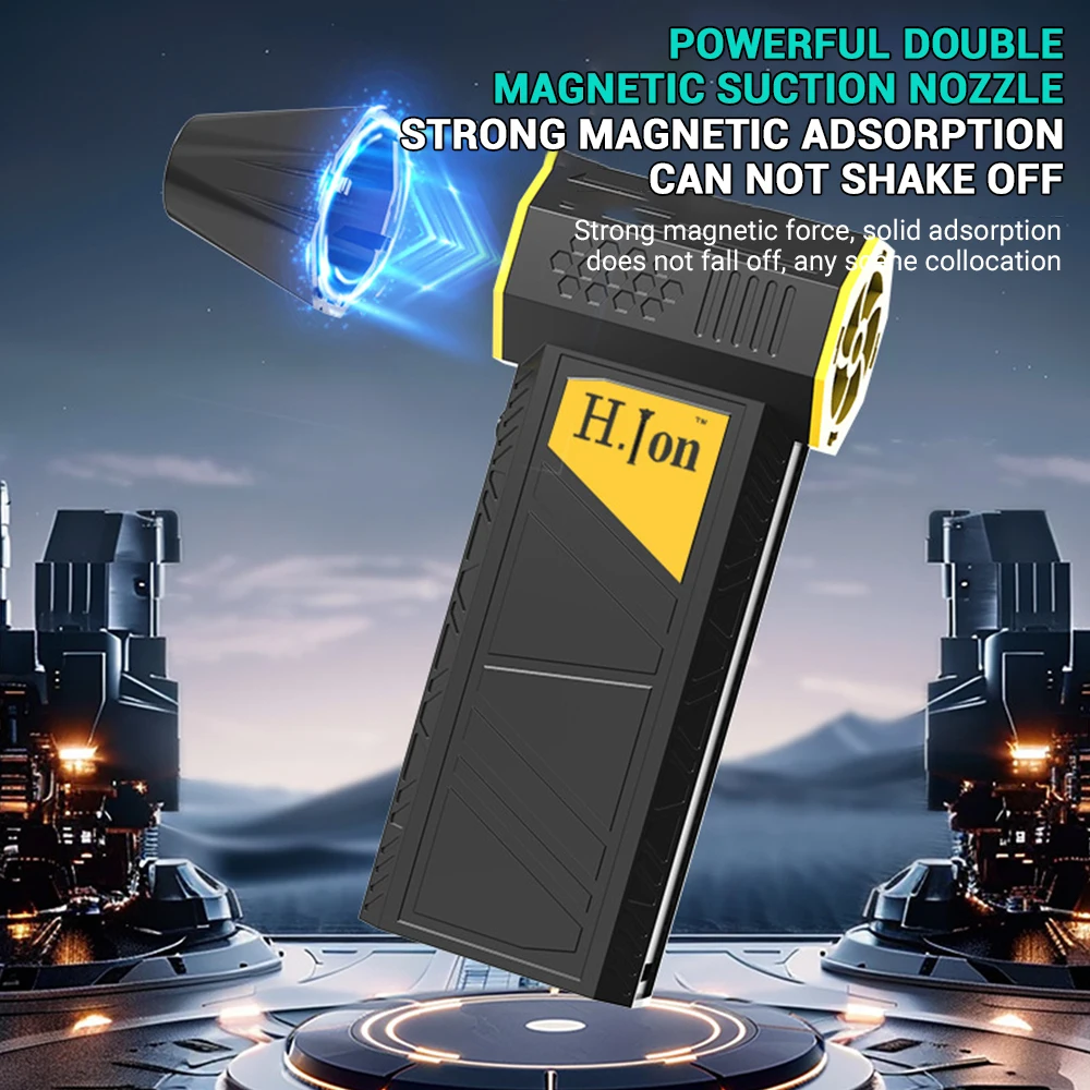 

150000 RPM turbofan Turbo jet fan Brushless Electric Air Blower Portable Hair Dryer Dust Removal Cleaning Tool 4000mAh/8000mAh B