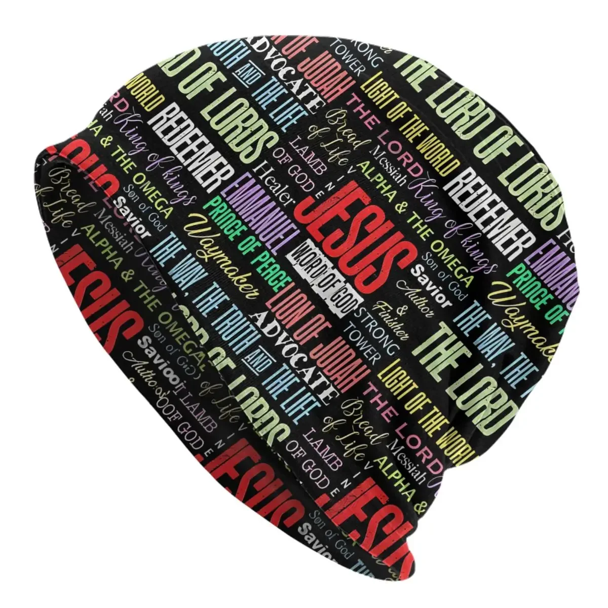 Names Of God Lord Jesus Christ Lord Beanies Caps Hat Fashion Bonnet Hats Men