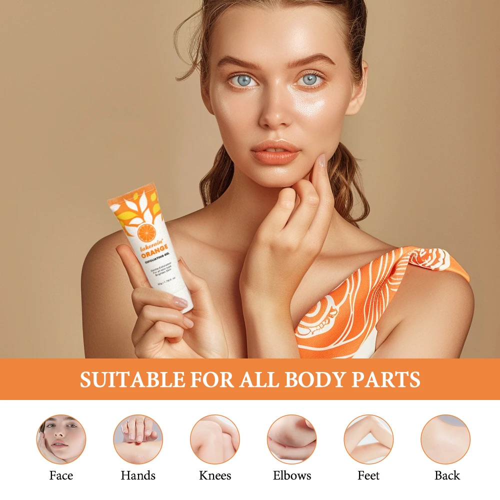 Exfoliating Gel Scrub Face Body Skin Peeling Gel Face Scrub Deep Cleansing Moisturizing Facial Exfoliator Refreshing Oil Control