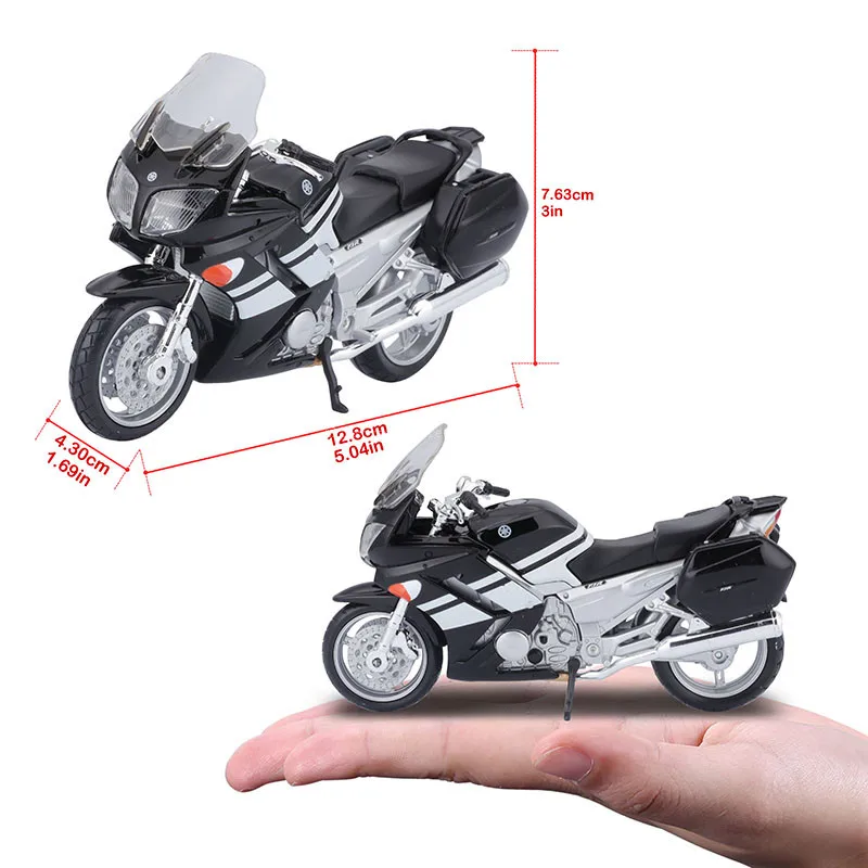 Maisto 1:18 YAMAHA 2006 FJR 1300 2021 R1 genuine motorcycle static model die cast car collectible gift toy juguetes toy car