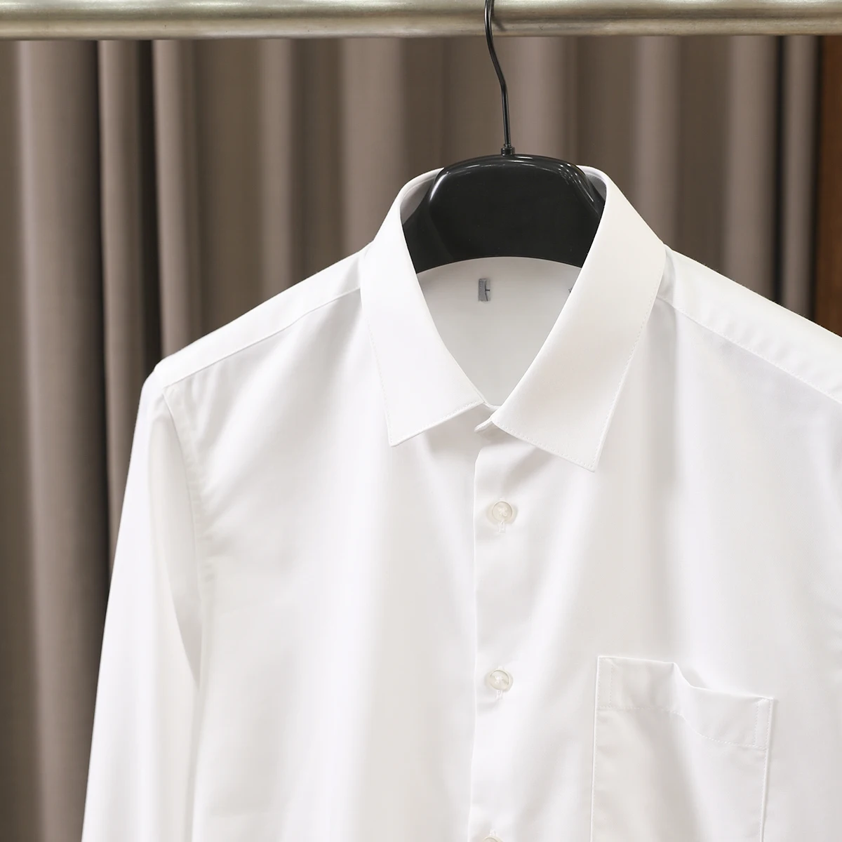 

Busin Commuter White Long Sve Men's irt Stand Fit Breathable Youth Autumn New Sle Tailored Clothing