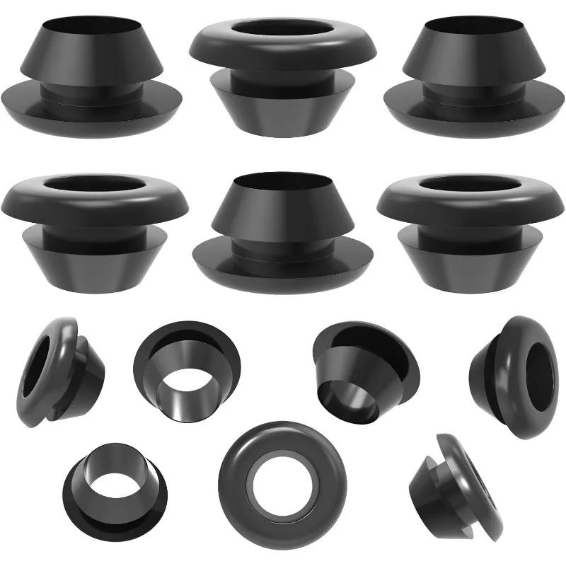 

140Pcs Rubber Grommet Assortment Kit Wiring Cable Gasket Electrical Conductor Grommet Set for Wires Plugs Washers