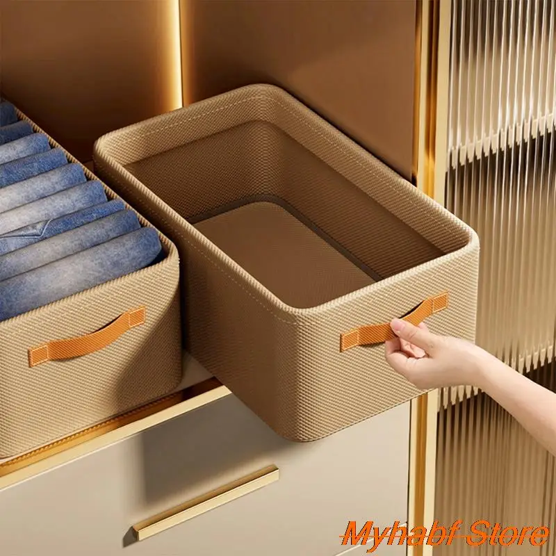 Foldable Clothes Organizer Trousers Cabinet Clothes Jeans Storage Box Wardrobe Clothes Organizer Underwear Bra Socks Drawers