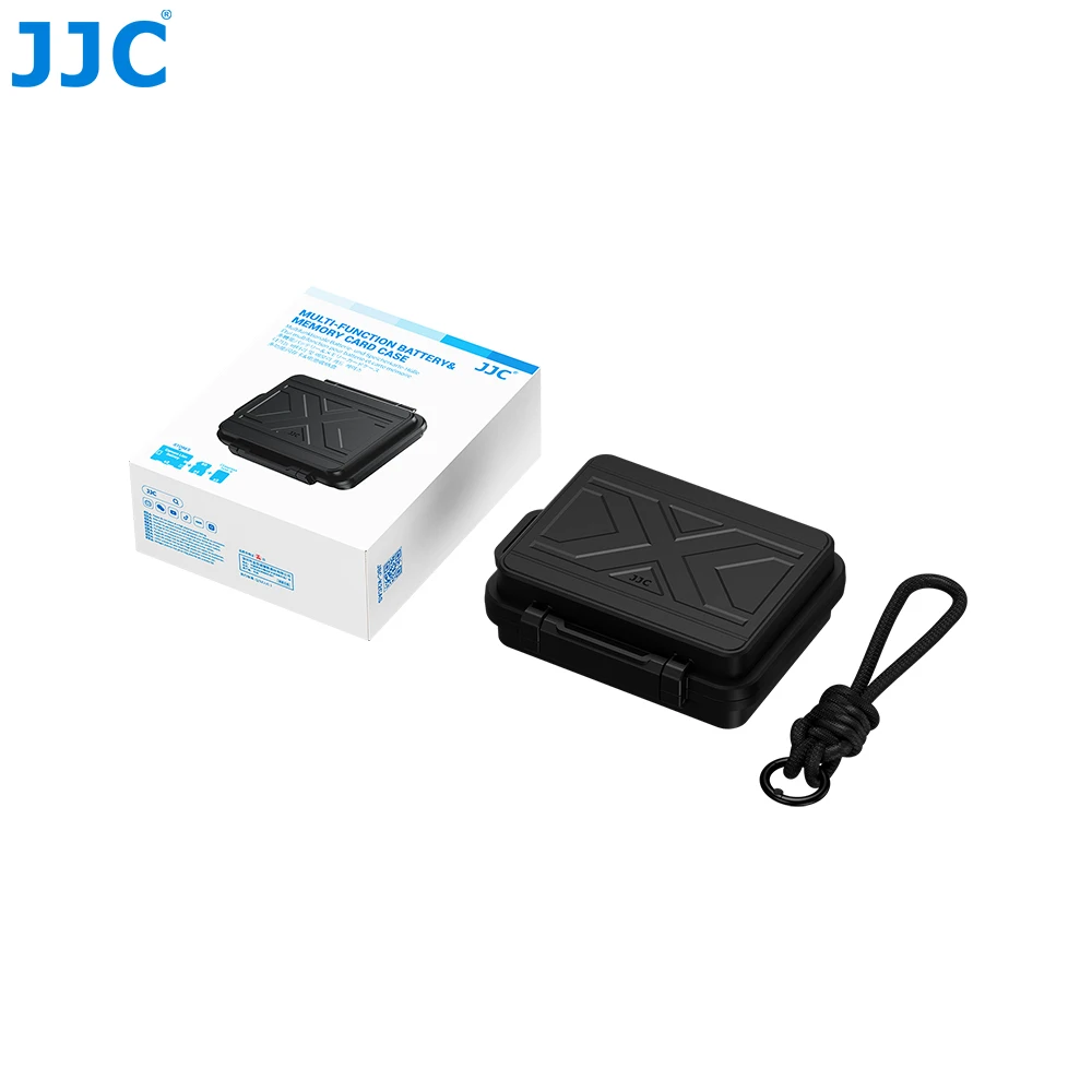 

JJC JBC-K2CAS Многофункциональный чехол для хранения карт памяти для 4 SD-карты 3 CFe A Card 2 батареи Canon LP-E6 Sony NP-FZ100 Чехол-коробка