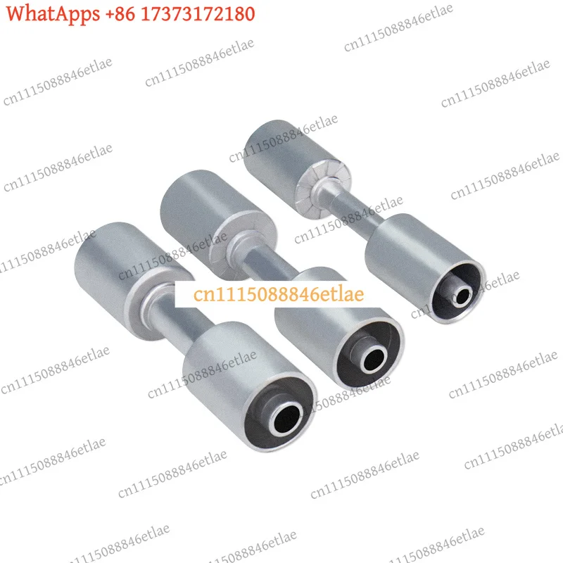 k3 #6 #8 #10 Aluminum AC Beadlock Fittings, Straight Crimp Hose Ends for Standard Barrier Hose