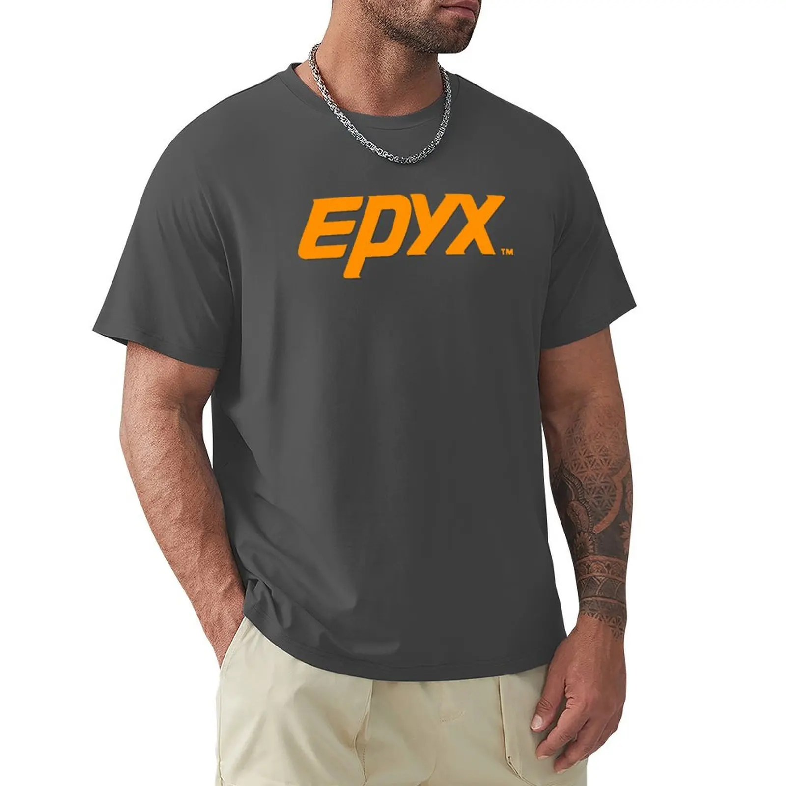 T-Shirt à Logo Epyx pour Homme et Garçon, Imprimé d'Animaux, Grandes Tailles