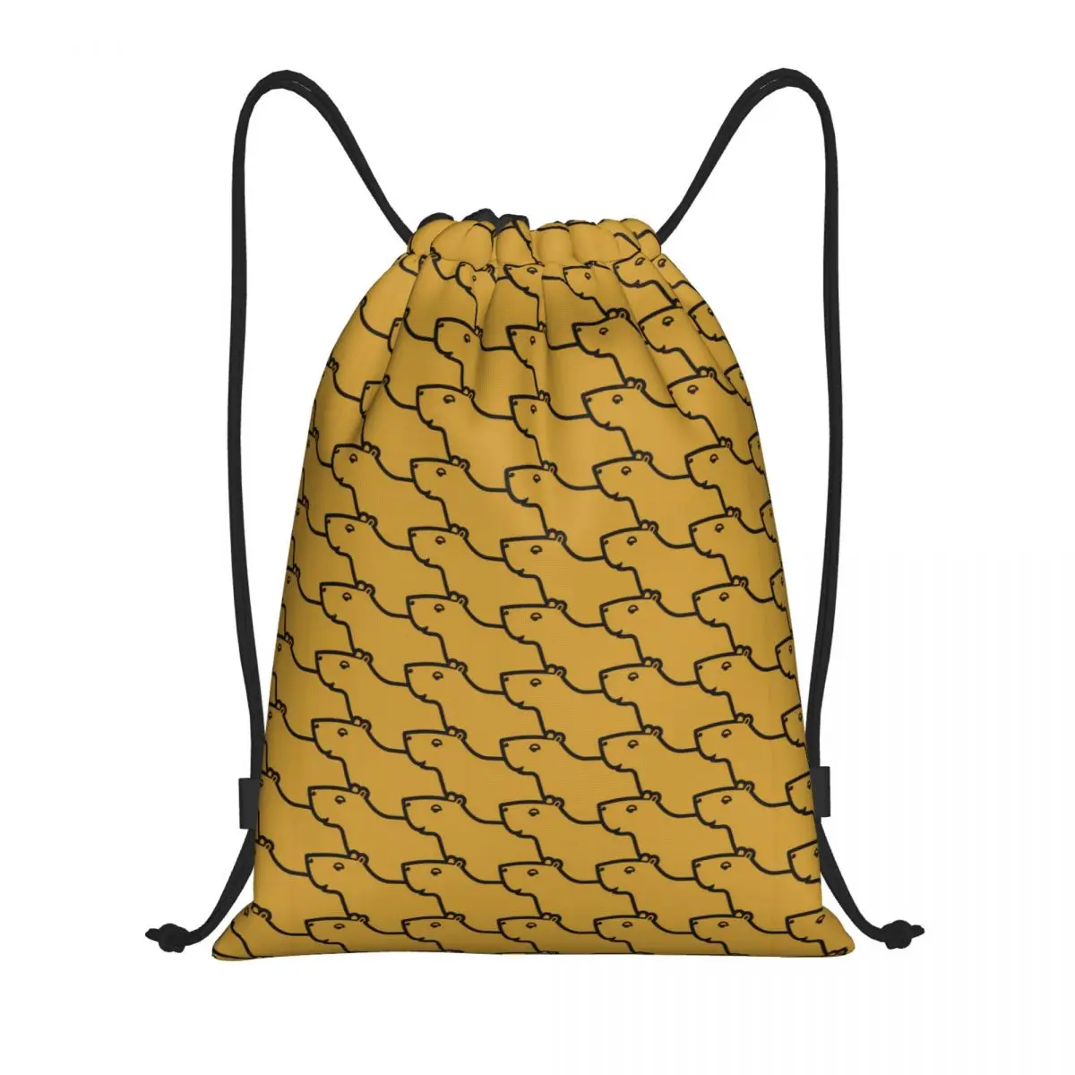 Capybara-Sac à dos de sport sans couture pour hommes et femmes, sac de sport, sac à provisions, motif de proximité, wstring