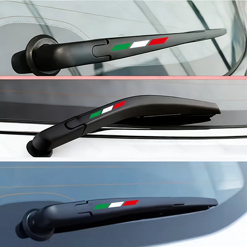 Windshield Wiper Sticker | Car Decorative Decal, Body Scratch Protection Cover, Self-adhesive Vinyl, Matte Texture Decorative