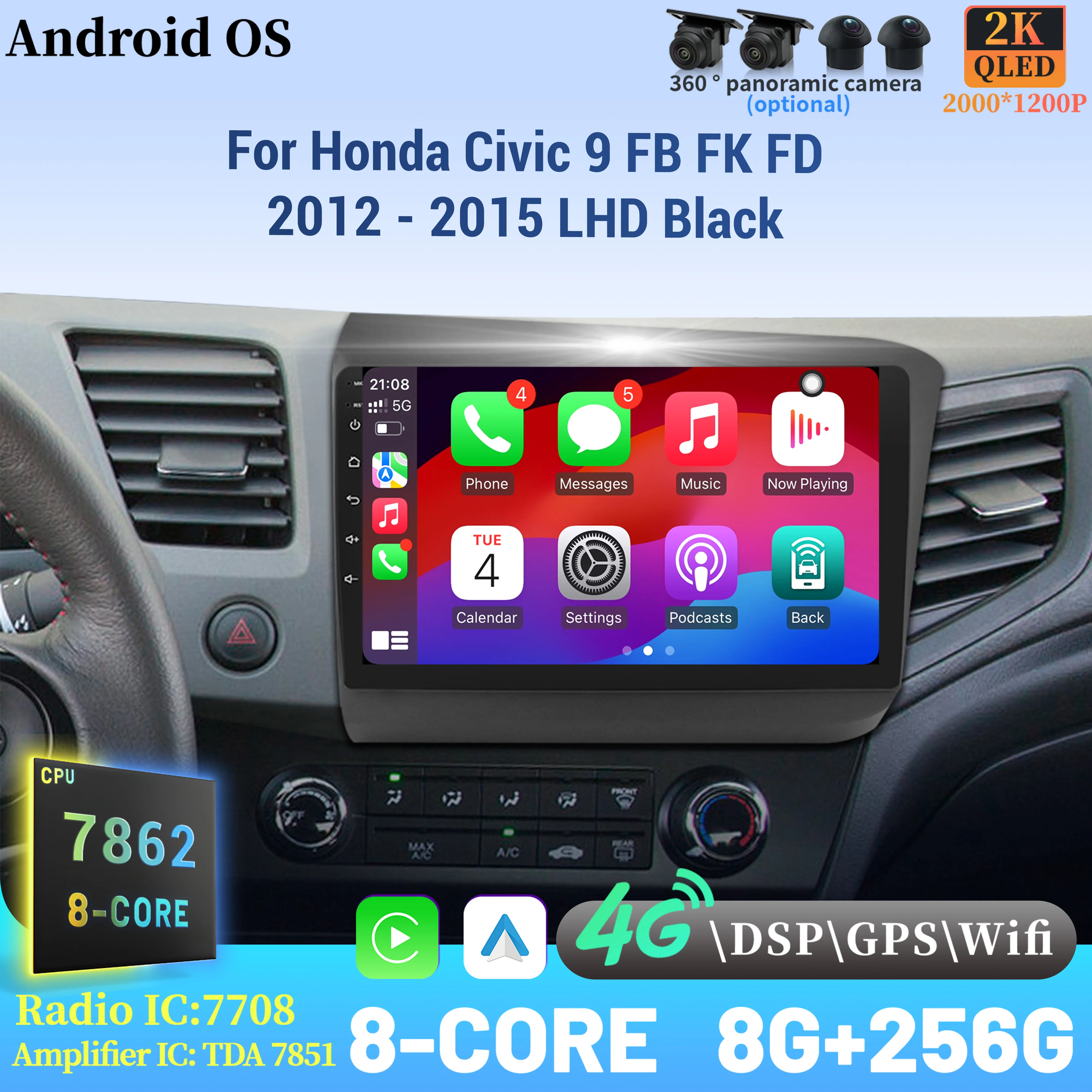 For Honda Civic 9 F… - image