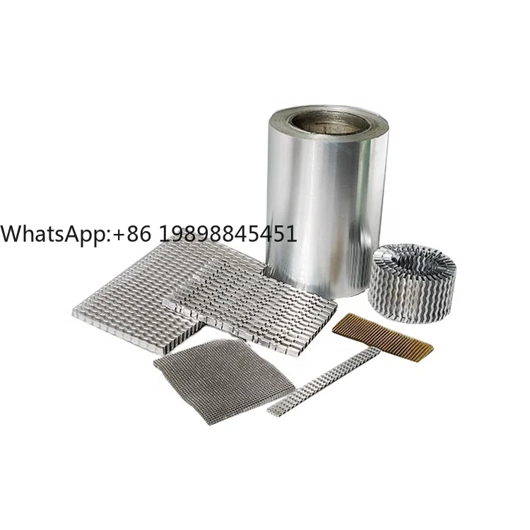 OEM-Heizkörper aus Edelstahl, winkend, zusammenklappbar, Lamellenblech, gewellte Lamellenplatte für den Wärmewechsel