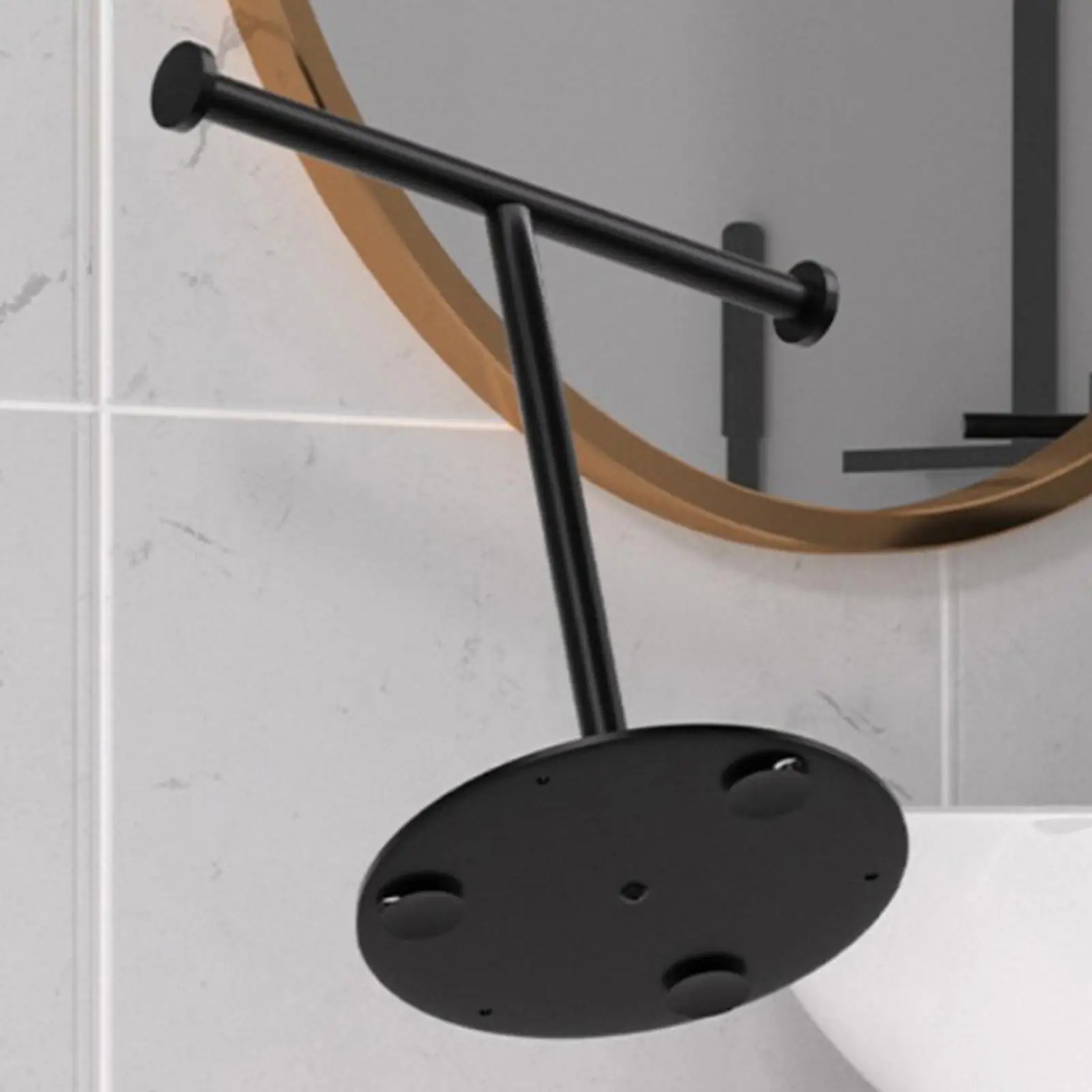 

Towel Hand Holder Waterproof Vertical Towel Bar for Toilet Countertop Vanity