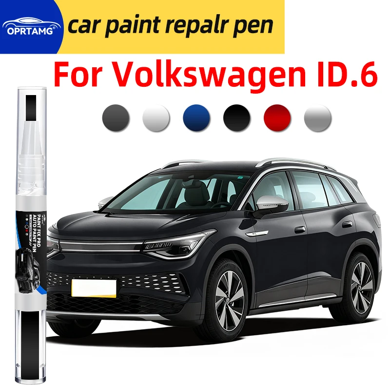 

Краска-маркер для подкраски и ремонта царапин на автомобиле Volkswagen ID.6, инструменты для детейлинга, автомобильные аксессуары, черная аэрозольная краска