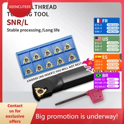 Internal Thread Turning CNC Tool rod SNR0013M16 SNR0014M16 SNR0016Q16 SNR0020R16 SNR0025S16 SNR0032T16 + 16IR Inserts SNR Holder