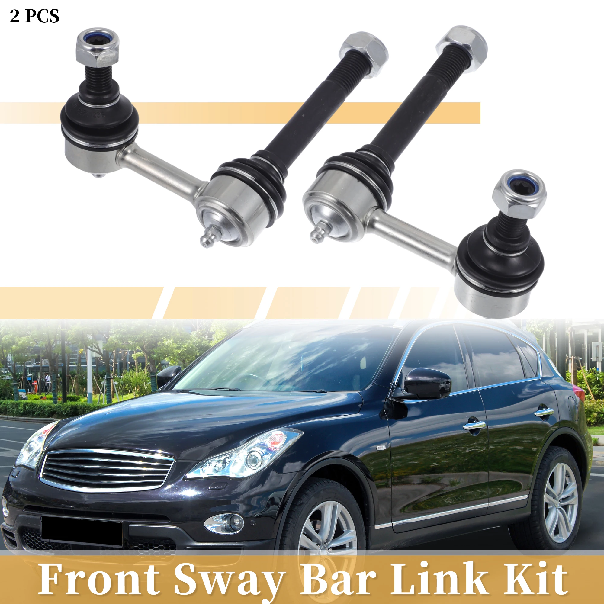 

UXCELL 2 шт. передний стабилизатор поперечной устойчивости для INFINITI EX35 08-12 для INFINITI EX37 13