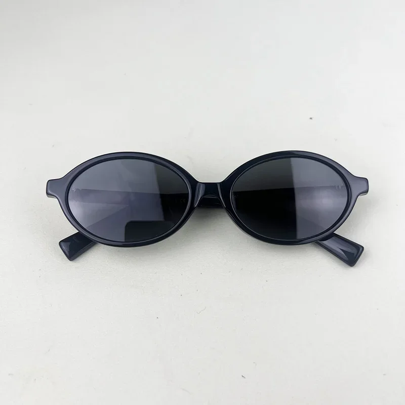 Small oval fashion ladies sunglasses high quality 04Z popular UV shading travel plate custom prescription Blu-ray light.