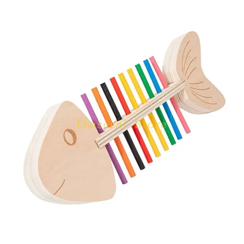 E7CE Rainbow Fish Bone Puzzle Game Toy para pré -escolares estimulando o desenvolvimento do cérebro e a capacidade cognição a