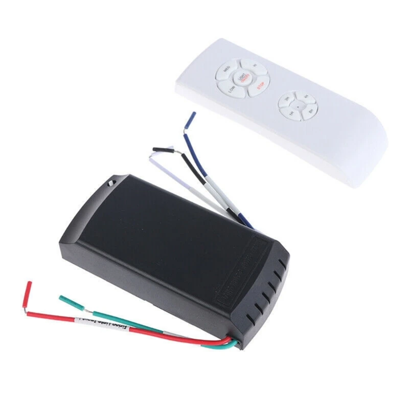 Invisible Ceiling Fan Lighting Controller with Wireless Remote Adjustable Speed Dropship