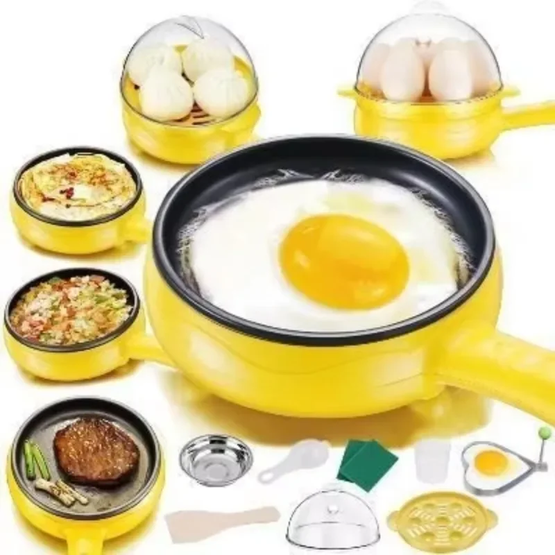 Multifunction Household Egg Pancakes Electric Fried Steak Frying Pan Non-stick Breakfast Machine