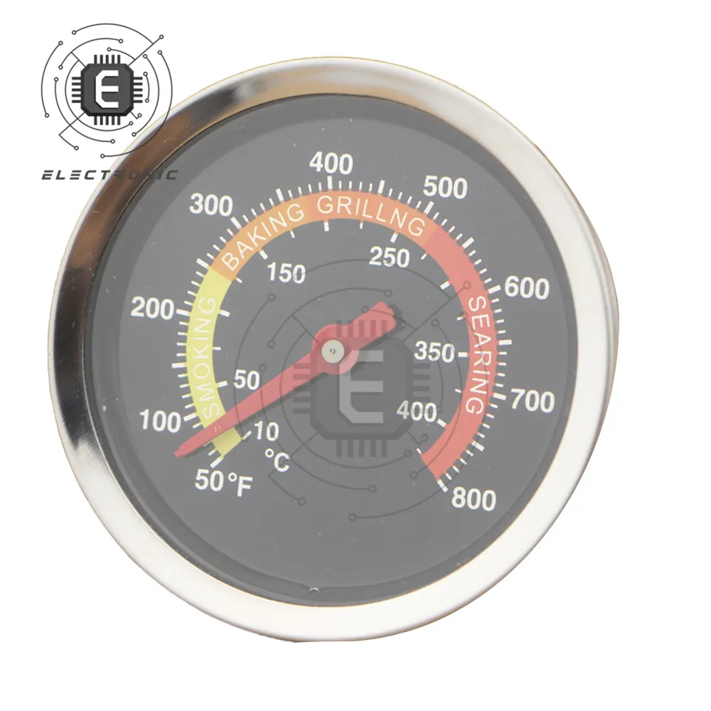 อ่านเตาอบเทอร์โมมิเตอร์สำหรับห้องครัวที่บ้านทำอาหารอุณหภูมิ0-400 ℃ BBQ เครื่องวัดอุณหภูมิสำหรับการย่างที่มีควัน