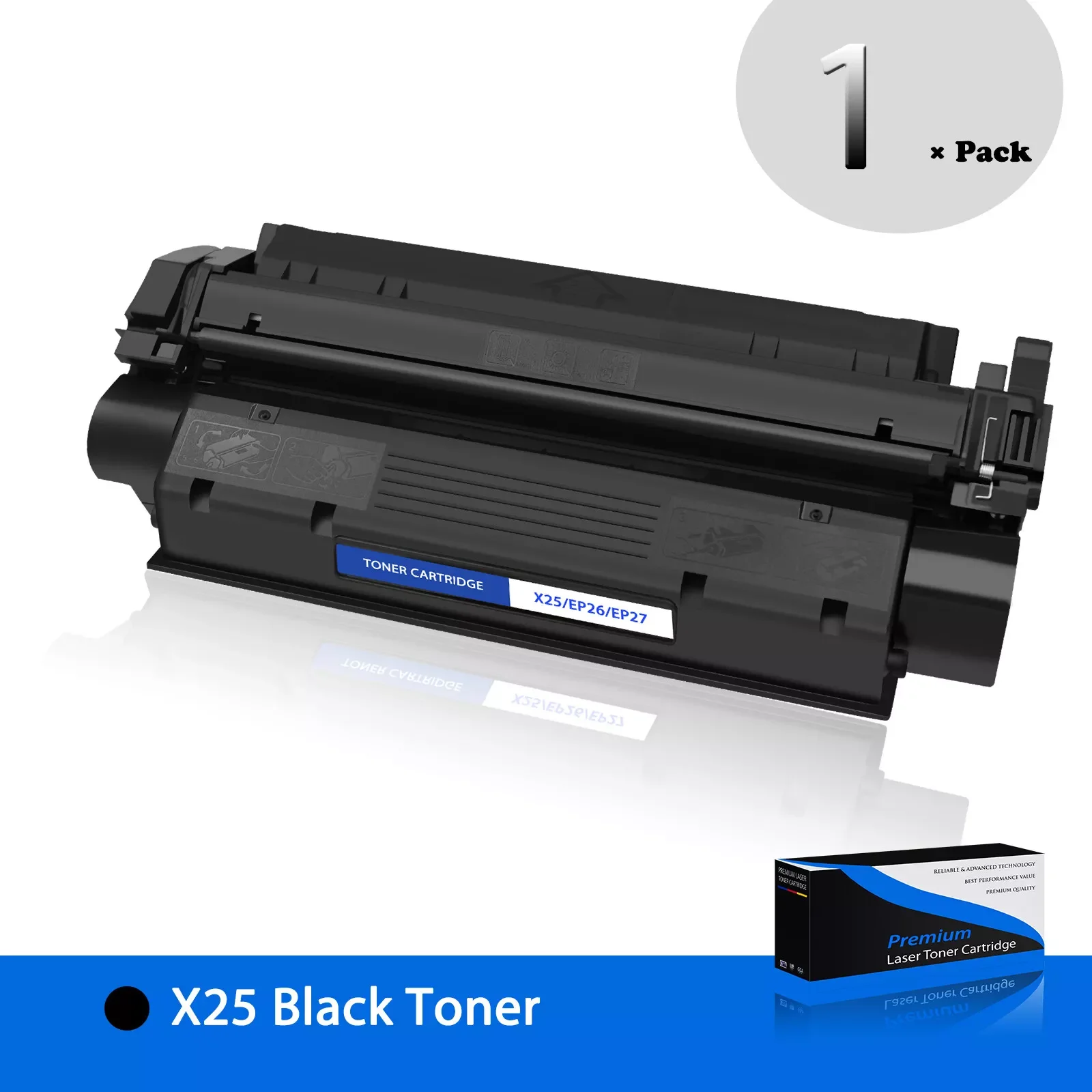 

1PK X25 Toner Cartridge for Canon X-25 ImageClass MF3112 MF3240 MF5500 MF5650