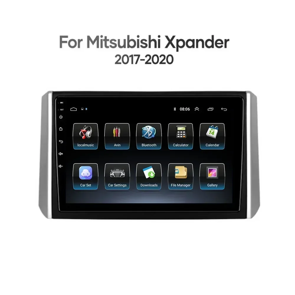 Android Auto Radio For Mitsubishi Xpander 2017 2018 2019-2050 Car Radio Multimedia Video Player Navigation GPS 2din DVD Camera